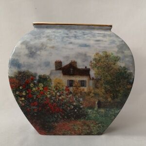 Beautiful Limited Edition Goebel Ceramic Claude Monet Vase 866/3000